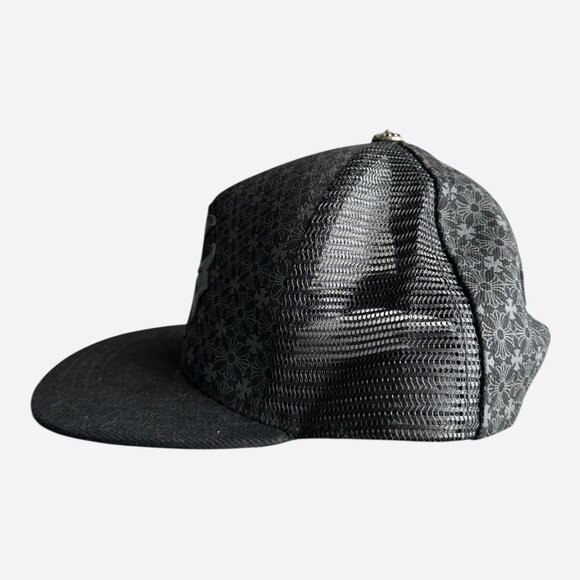 Chrome Hearts Black Cross Patch Jacquard Logo Hat - Picture 4 of 8